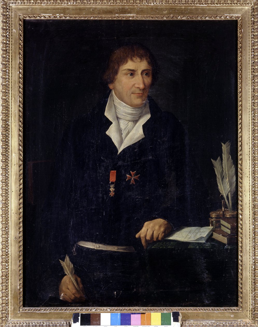 Retrato de Alessandro Verri, irmão de Pietro Verri (1728 - 1797). Anônimo. Século XVIII. Villa Sornani em Zurique. de Unknown artist