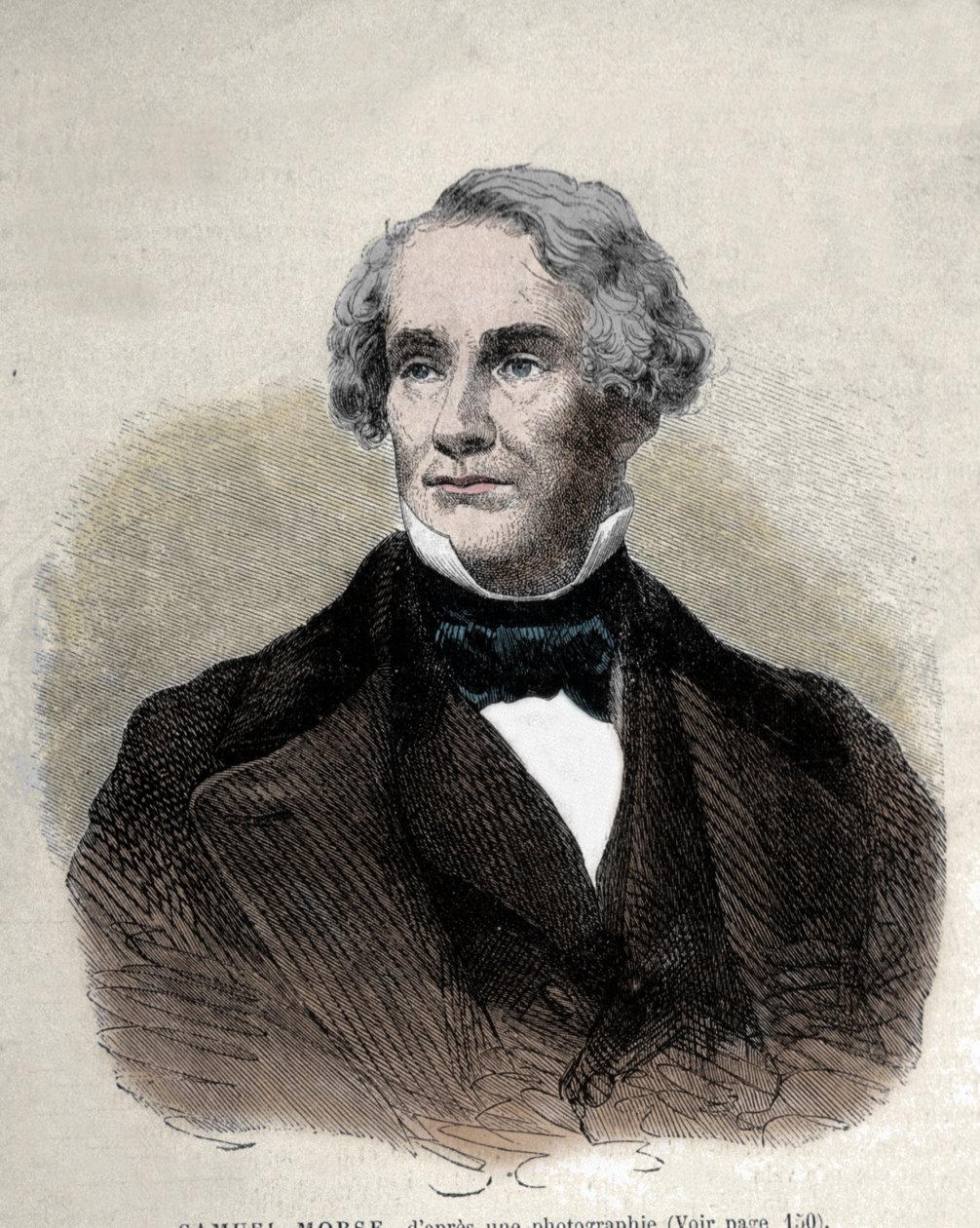 Retrato do inventor americano Samuel Finley Breese Morse (1791- 1872). de Unknown artist