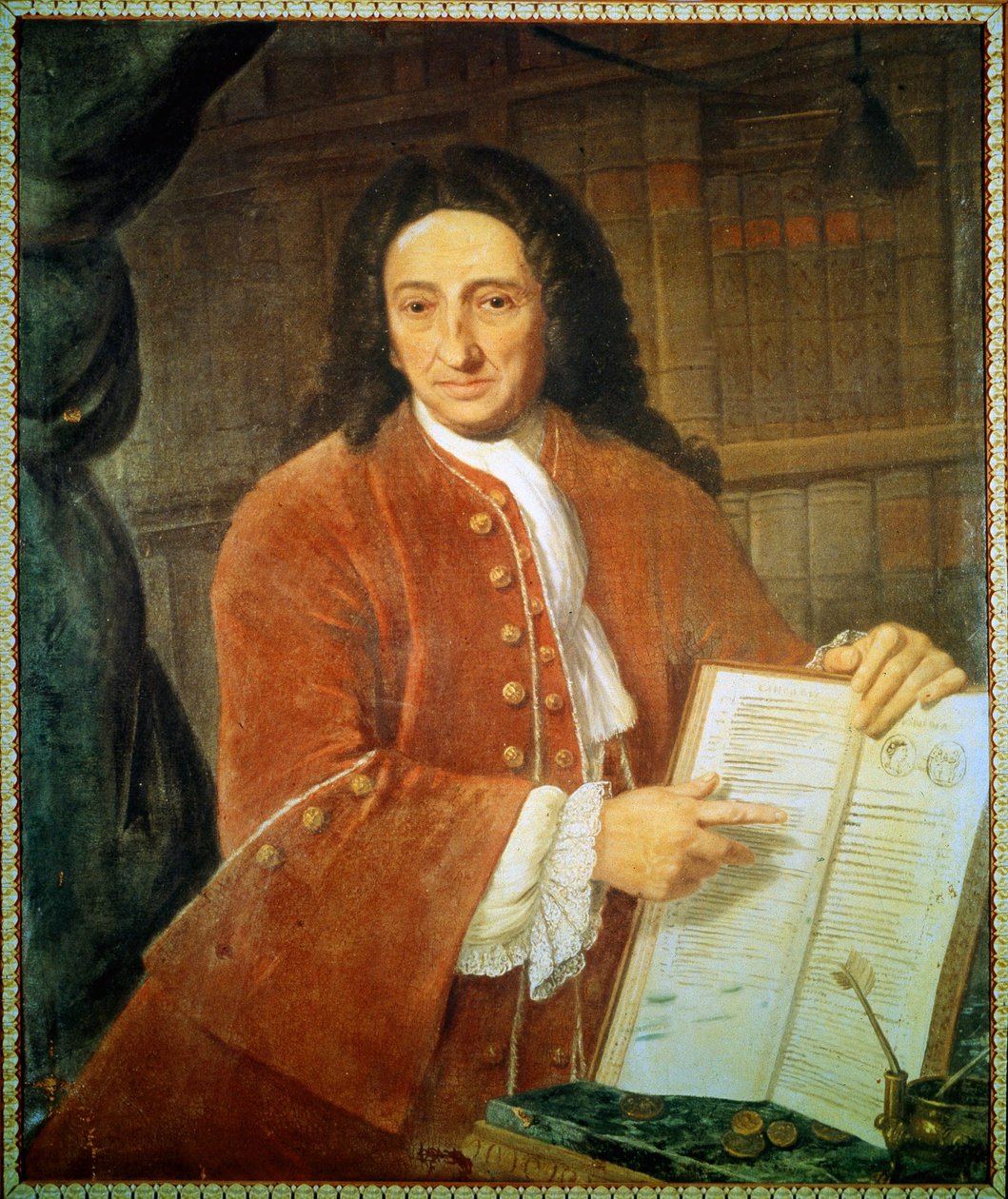 Retrato de Apostolo Zeno (1668 - 1750), libretista e poeta. de Unknown artist