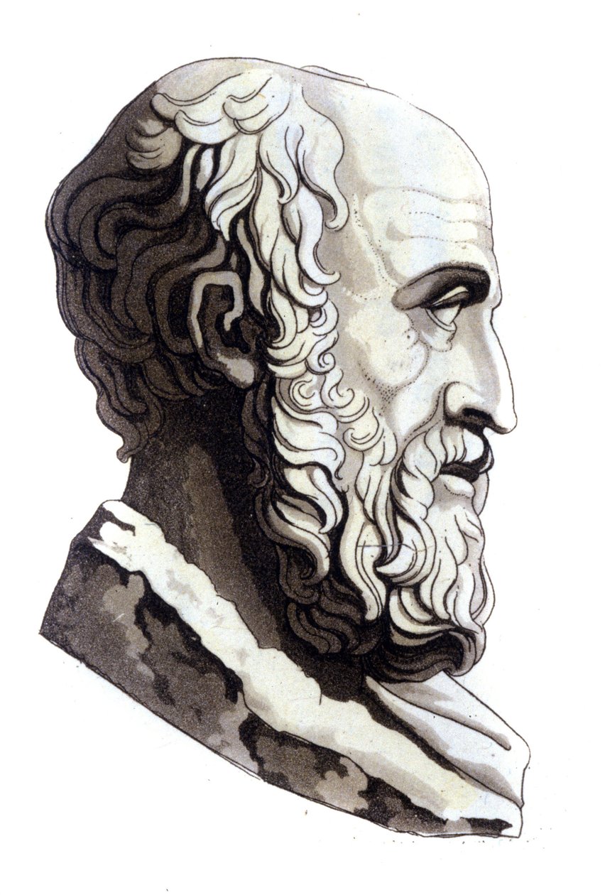 Retrato do Orador do Sótão Lysias (440-380 AC). de Unknown artist