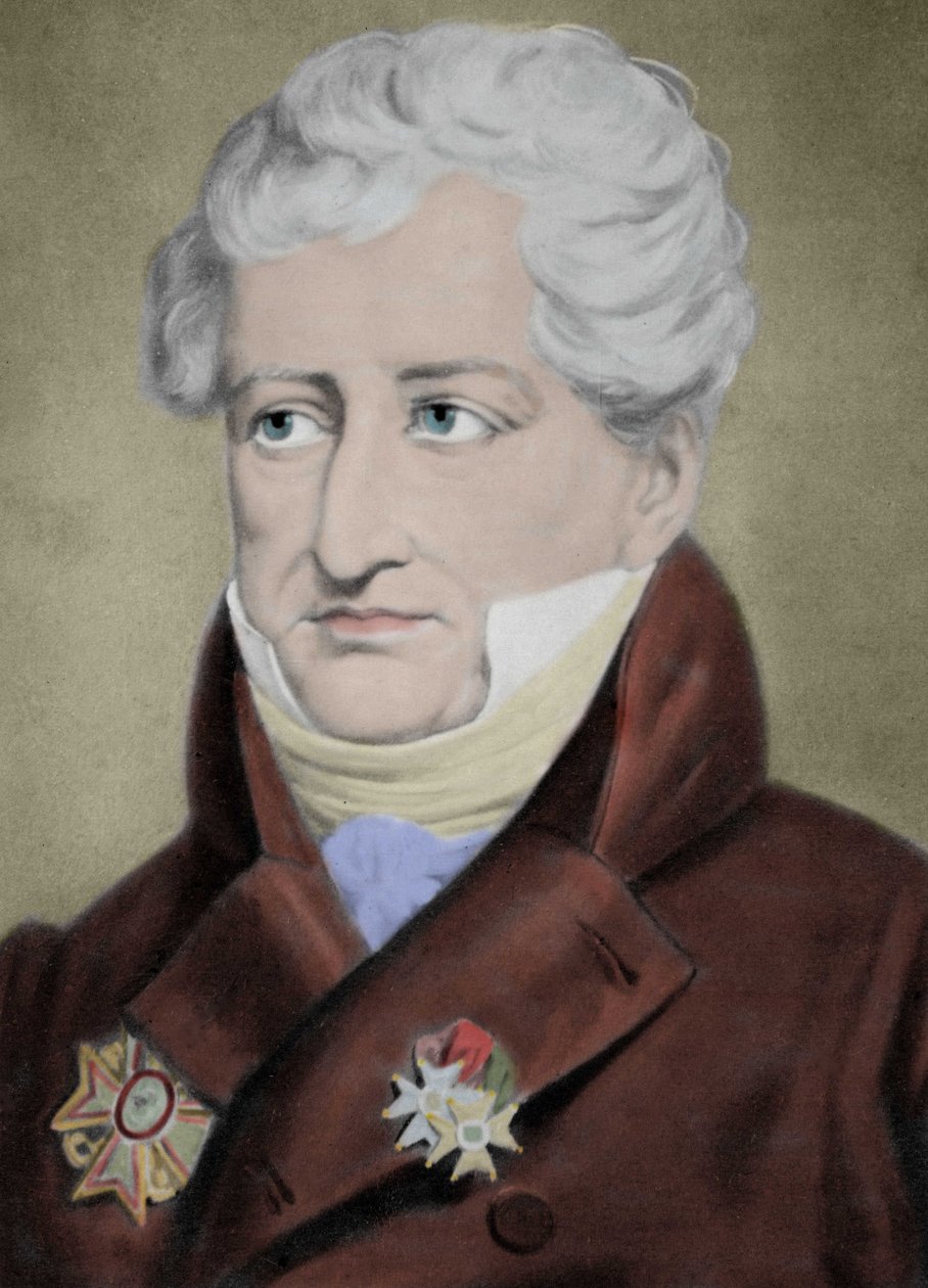 Retrato do Barão Georges Cuvier (1769-1832), naturalista francês. de Unknown artist