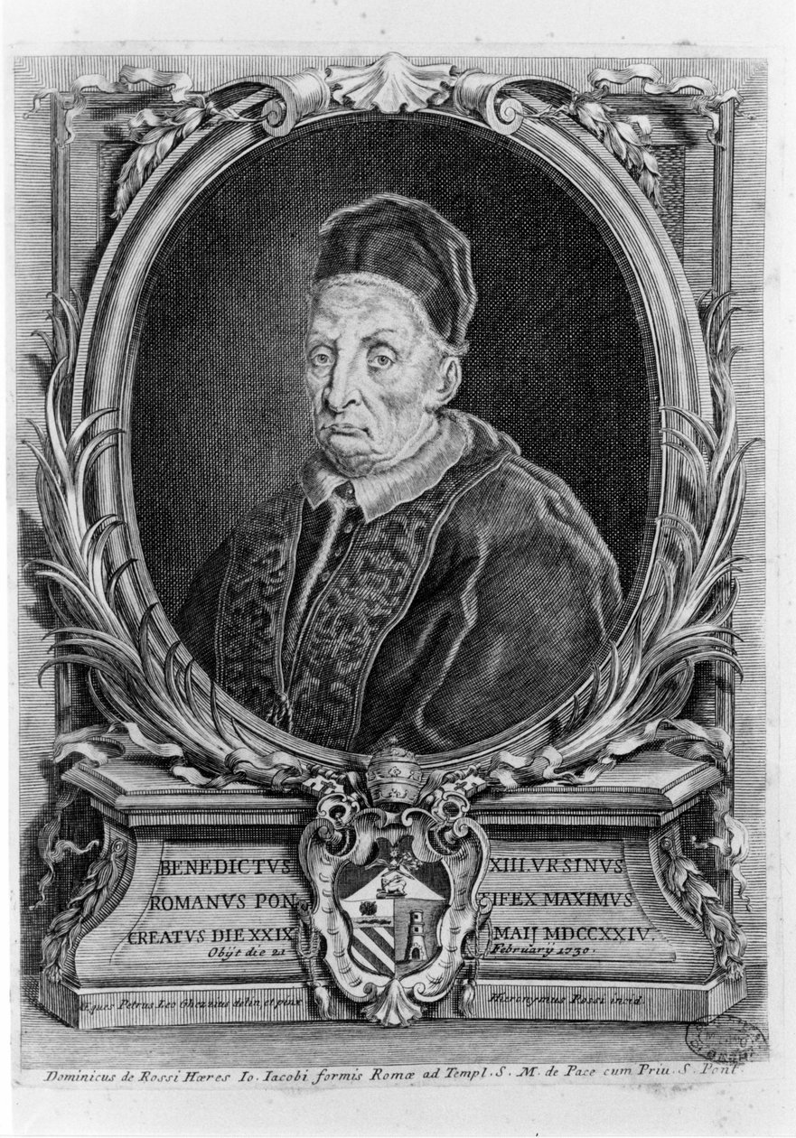 Retrato de Bento XIII (1649 - 1730). de Unknown artist
