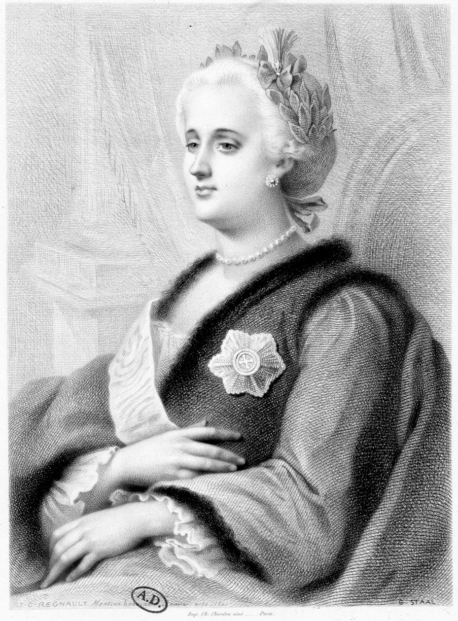 Retrato de Catarina II da Rússia de Unknown artist