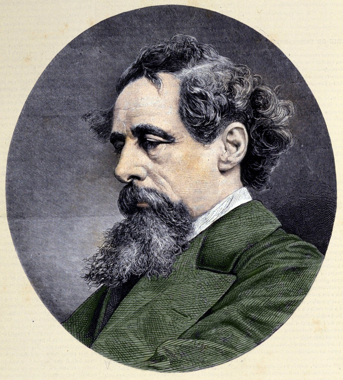 Retrato de Charles Dickens (1812-1870), escritor inglês. de Unknown artist