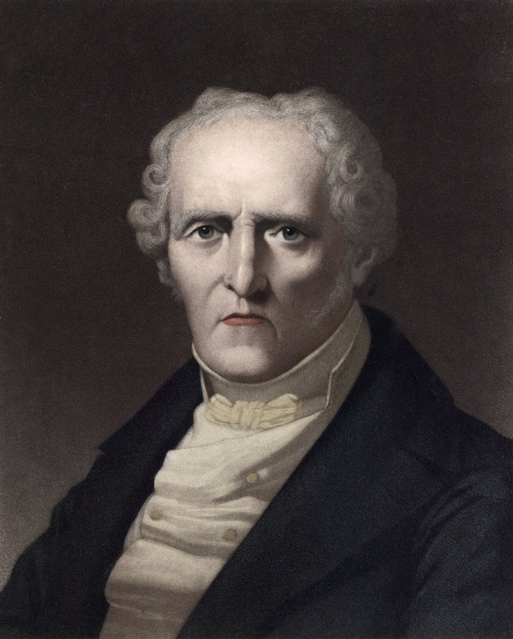 Retrato de Charles Fourier (1772 - 1837), theoricien socialiste francais (Retrato do filósofo francês Charles Fourier e um importante pensador socialista primitivo mais tarde associado ao "socialismo utópico") Gravura de Unknown artist