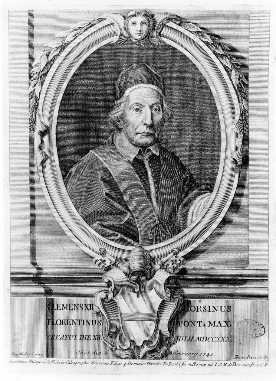 Retrato de Clemente XII (1652 - 1740). de Unknown artist
