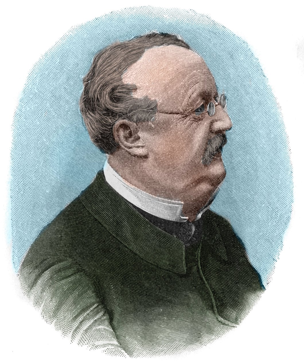 Retrato de Conrad (Konrad) Ferdinand Meyer (1825-1898) poeta e escritor suíço em alemão. de Unknown artist