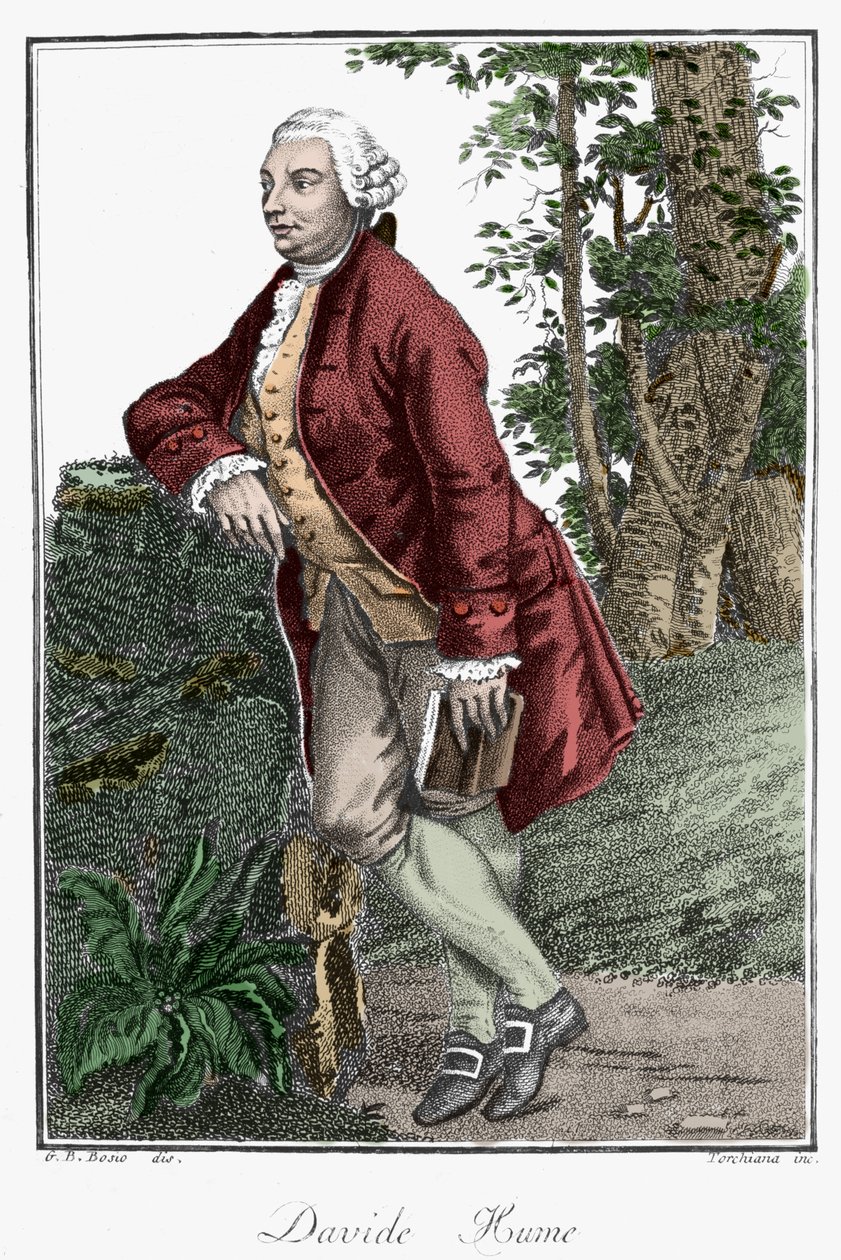 Retrato de David Hume, filósofo escocês (1711-1776). de Unknown artist