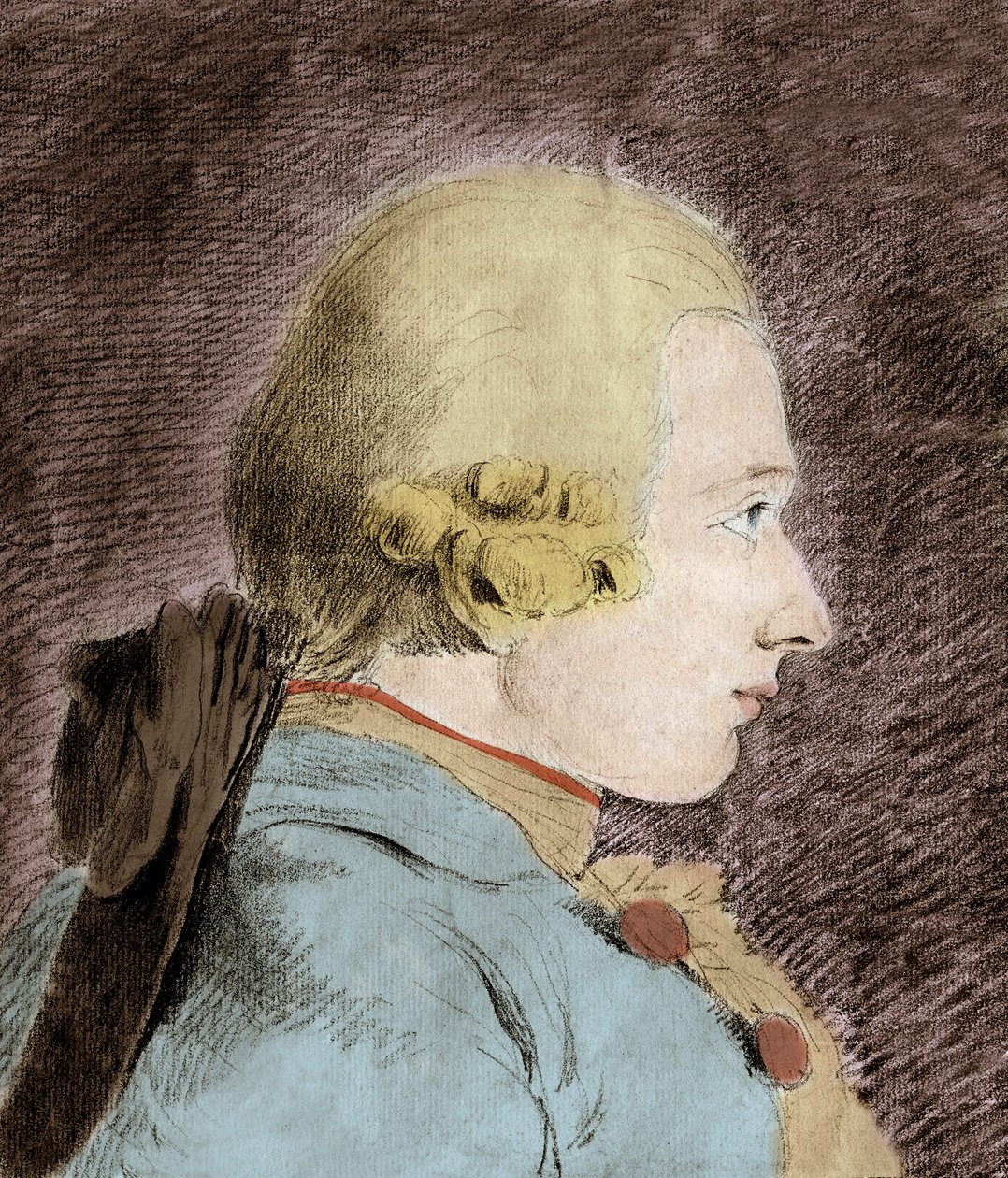 Retrato de Donatiano Alphonse Francois de Sade (1740-1814) (Marquês de Sade) - depois de Van Loo de Unknown artist