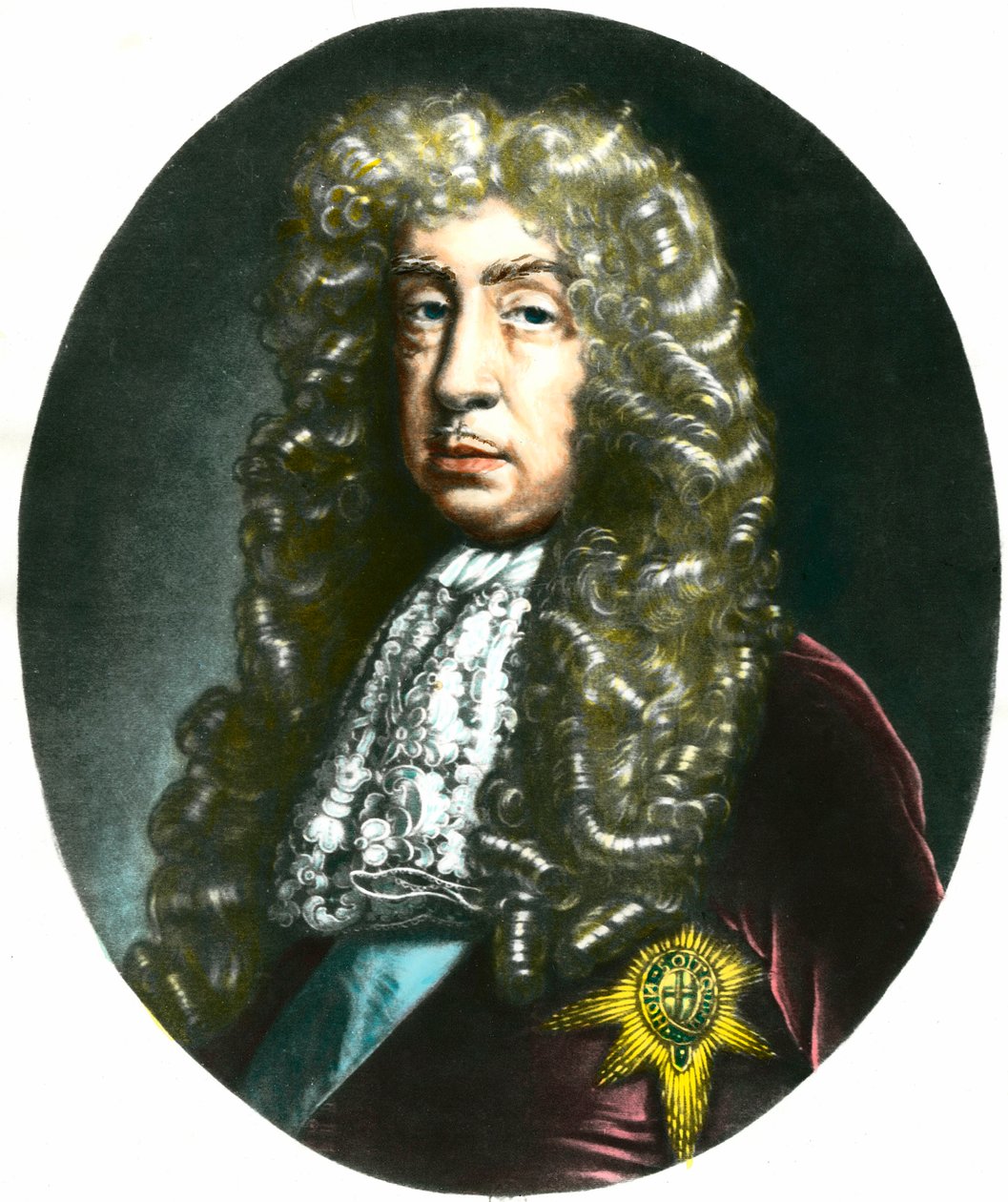 Retrato do Duque e Conde John de Lauderdale (1616-1682), político escocês. Gravura do século XIX, Colecção privada de Unknown artist