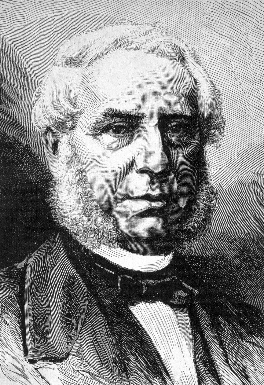 Retrato de Edouard Drouyn de Lhuys, político francês (1805 - 1881) - em "Les Contemporains", n.d. final do século XIX. de Unknown artist