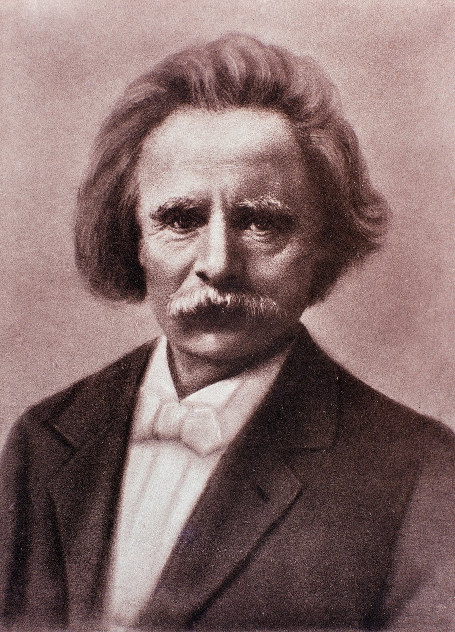 Retrato de Edvard Grieg (desenho a giz) de Unknown artist