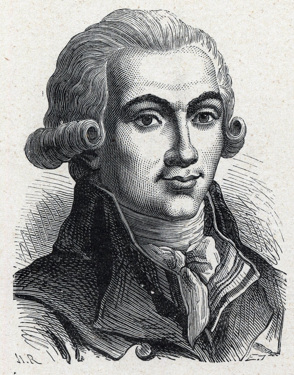Retrato de Elie Guadet (1758-1794), revolucionário francês. de Unknown artist