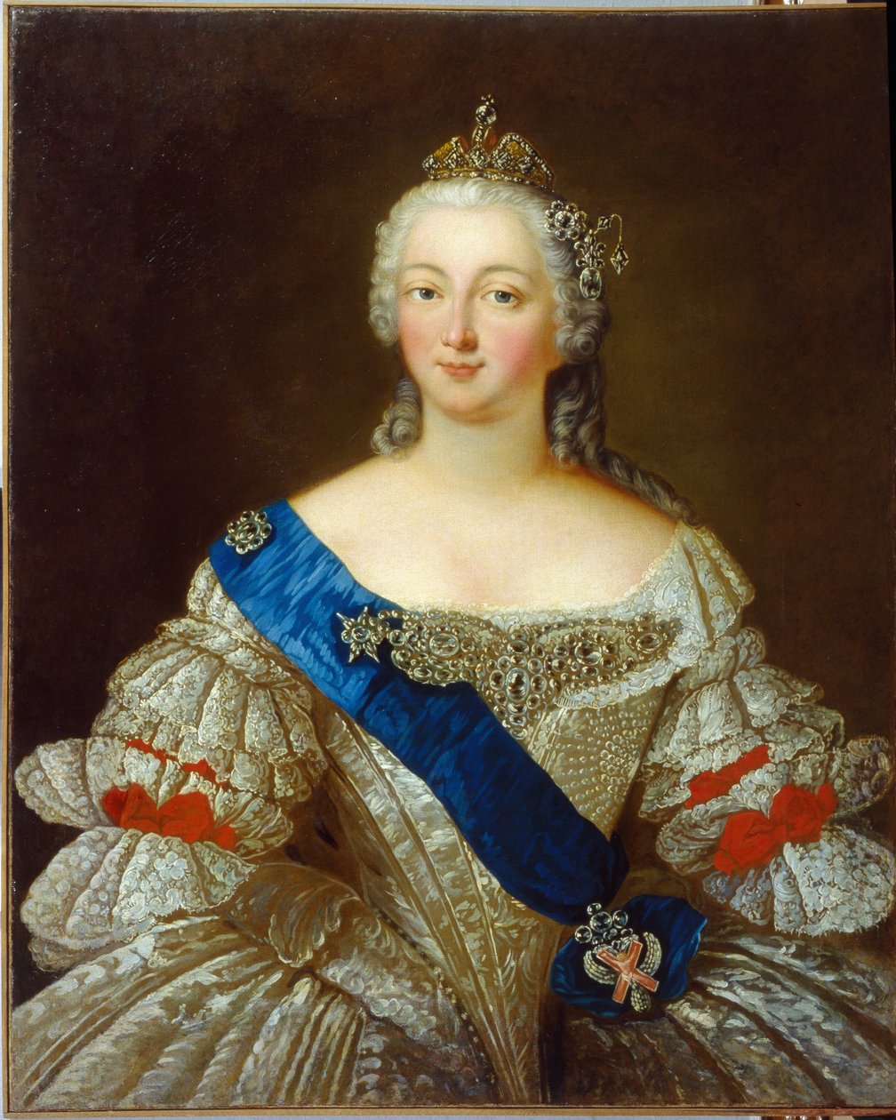 Retrato da Imperatriz Elisabeth Petrovna de Unknown artist