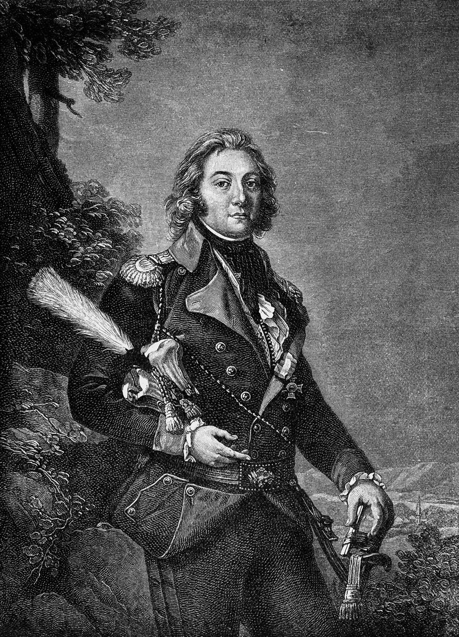 Retrato de Felix Schwarzenberg, Prinz Zu (1800 - 1852), político austríaco. de Unknown artist