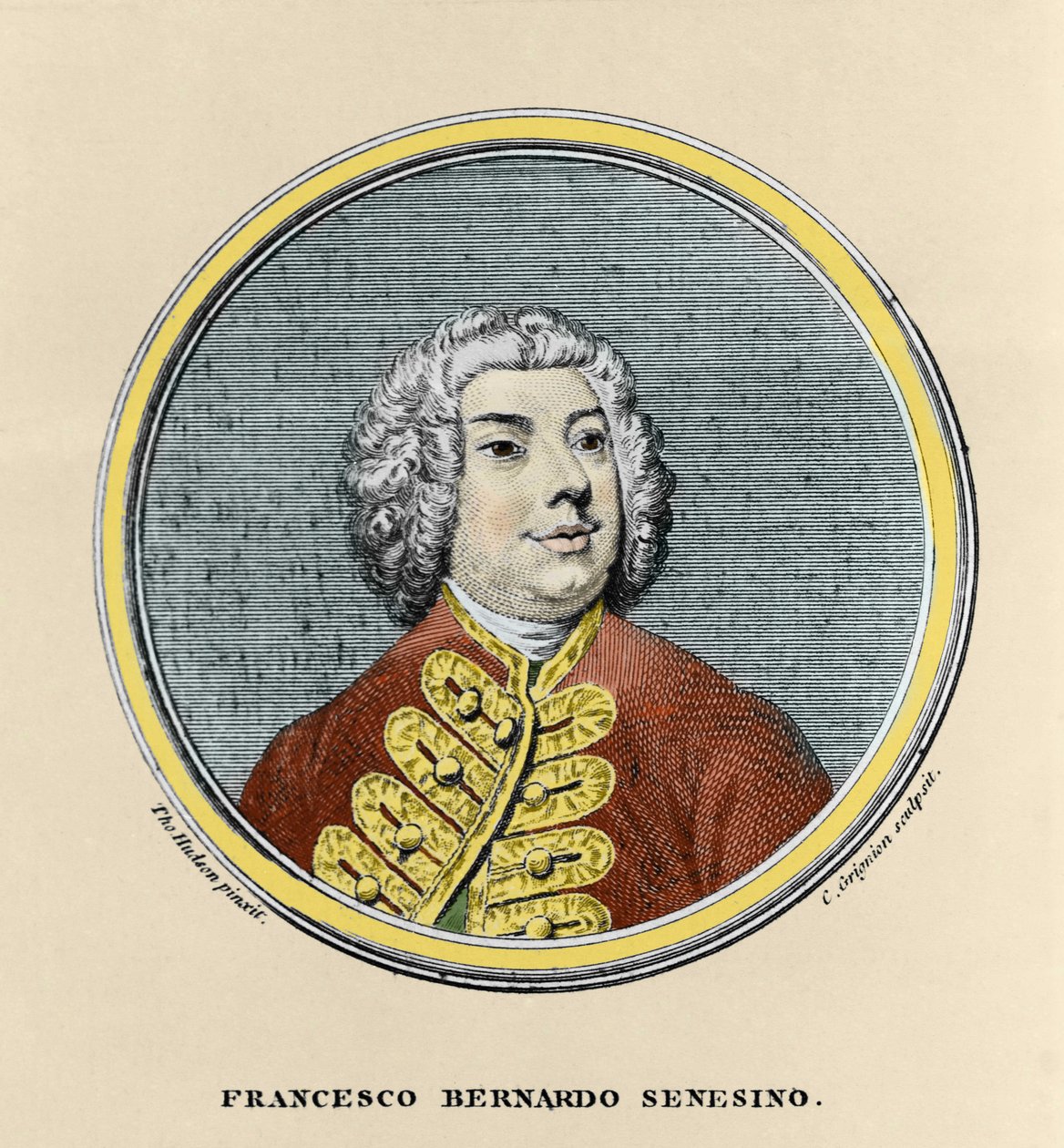 Retrato de Francesco Bernardo Senesino (1680 - 1750). de Unknown artist