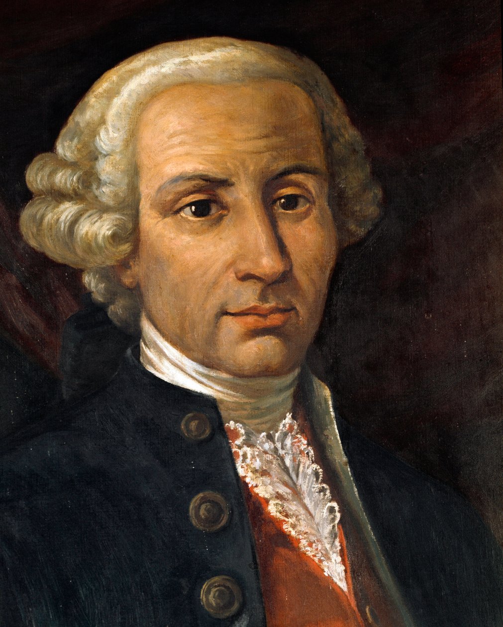 Retrato de Francesco Durante (1684-1755), compositor napolitano Anônimo. Século XVIII Bolonha, Civico Museo Biblioteca Musicale de Unknown artist