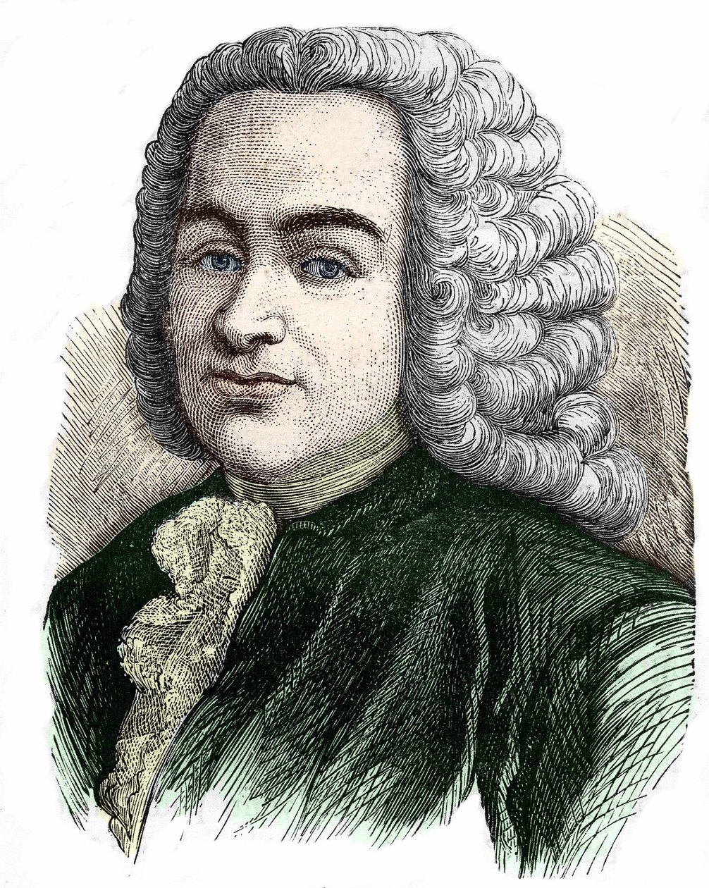 Retrato de François Quesnay (1694-1774), médico e economista francês. de Unknown artist