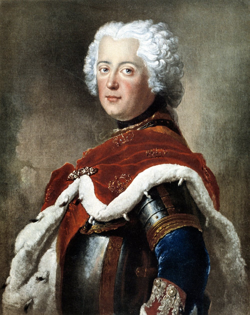 Retrato de Frederic II O Grande (1712-1786), Rei da Prússia de Unknown artist