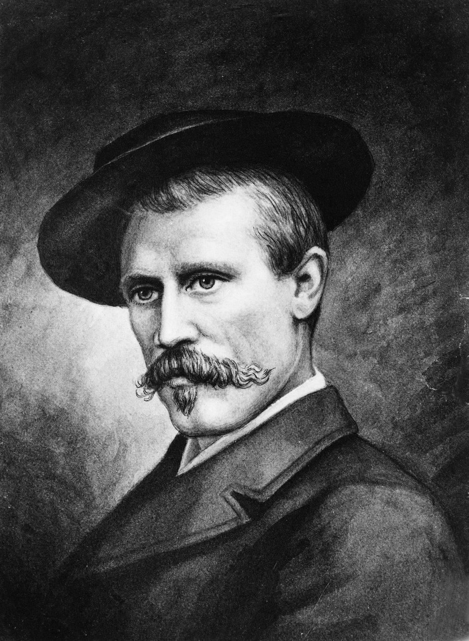 Retrato de Fridtjof Nansen (1861-1930), explorador norueguês em 1897 de Unknown artist