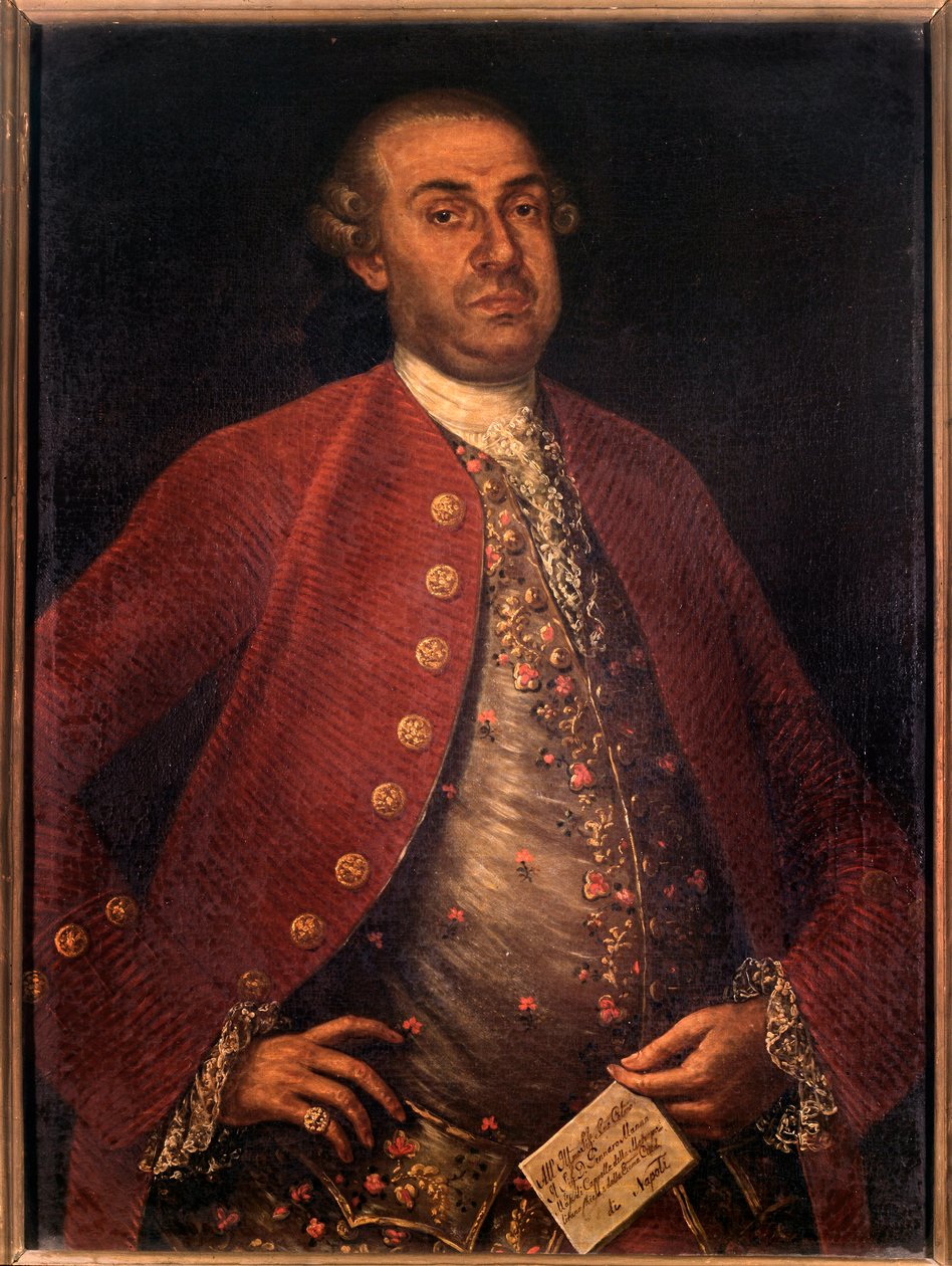 Retrato de Gennaro Manna, compositor italiano (pintura de Unknown artist