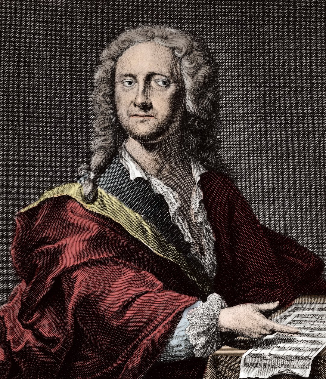 Retrato de Georg Philipp Telemann (1681 -1767), compositor alemão de Unknown artist
