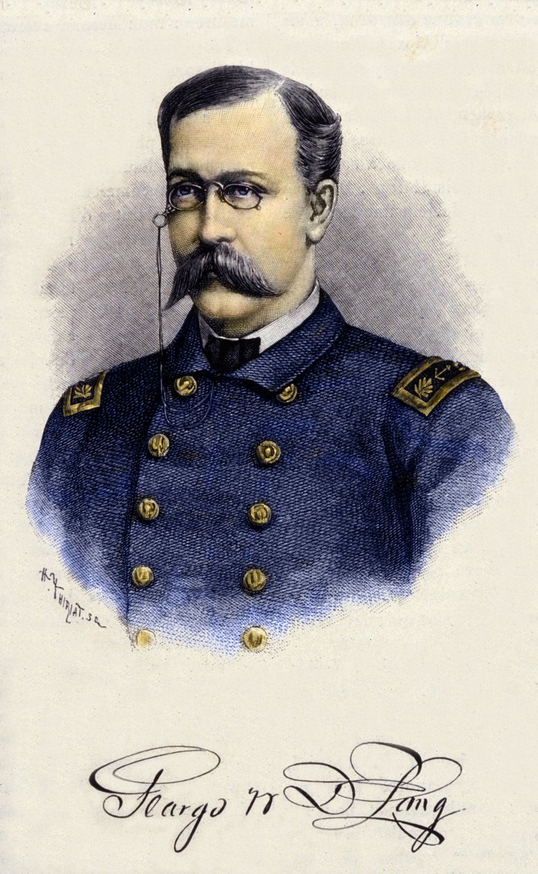Retrato de George Washington de Long, explorador americano (1844-1881). de Unknown artist