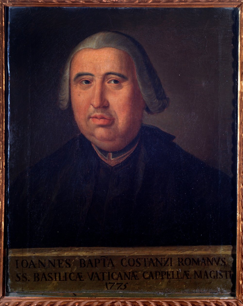 Retrato de Giovanni Battista Costanzi, compositor e violoncelista italiano (pintura de Unknown artist