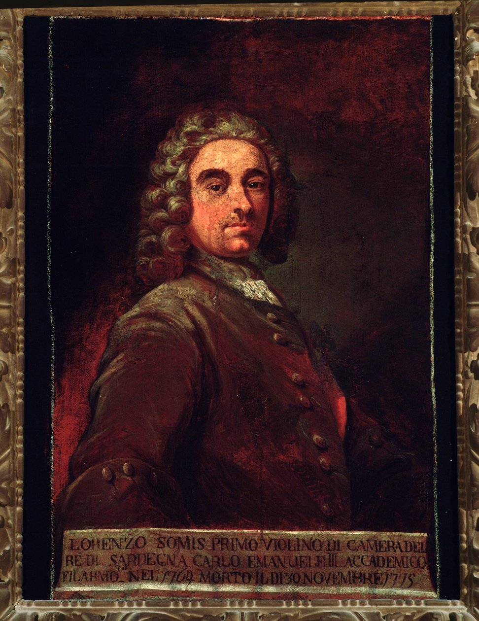 Retrato de Giovanni Lorenzo Somis (pintura de Unknown artist