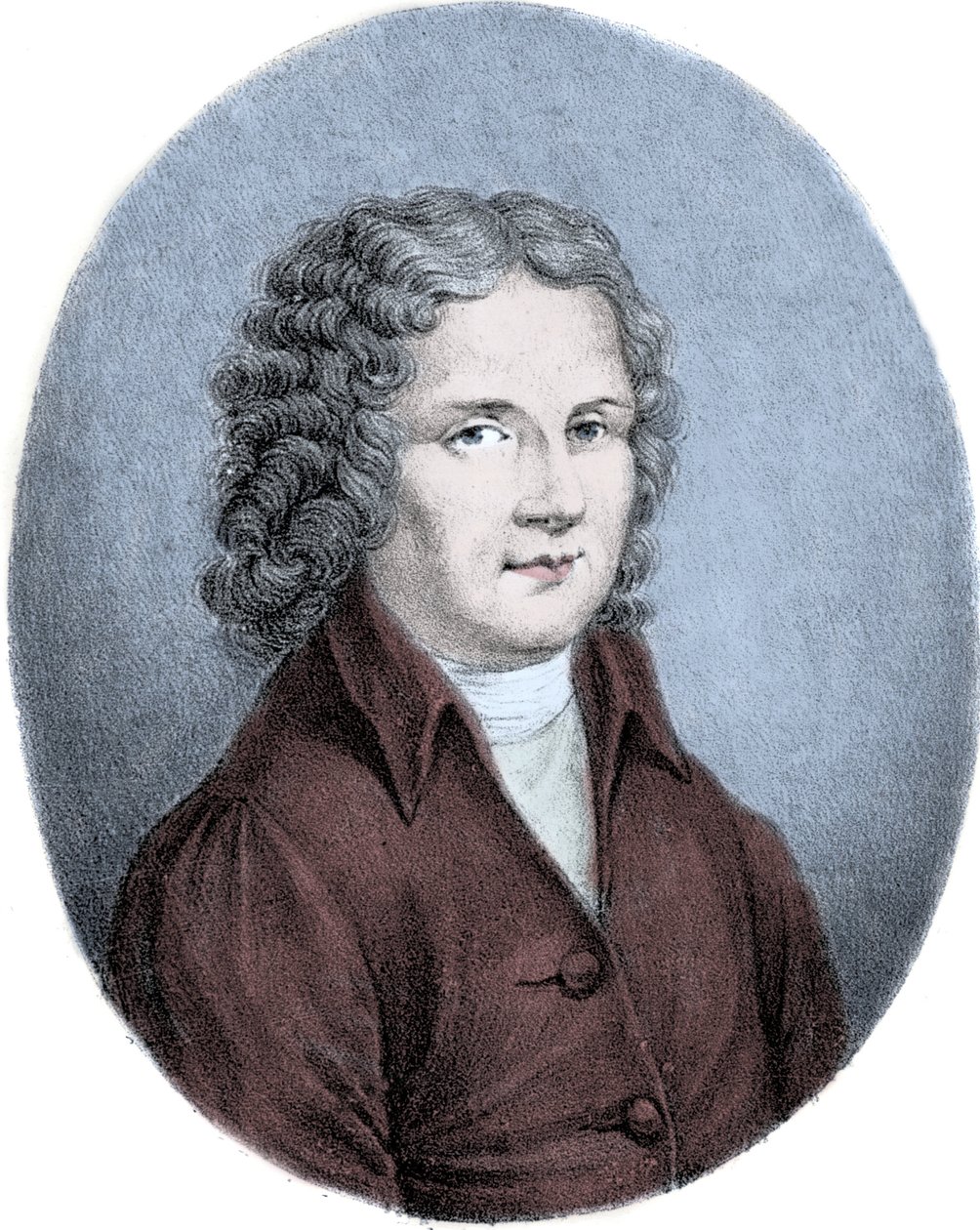 Retrato de Giuseppe Domenico Scarlatti (1685-1757), compositor e cravo italiano. de Unknown artist