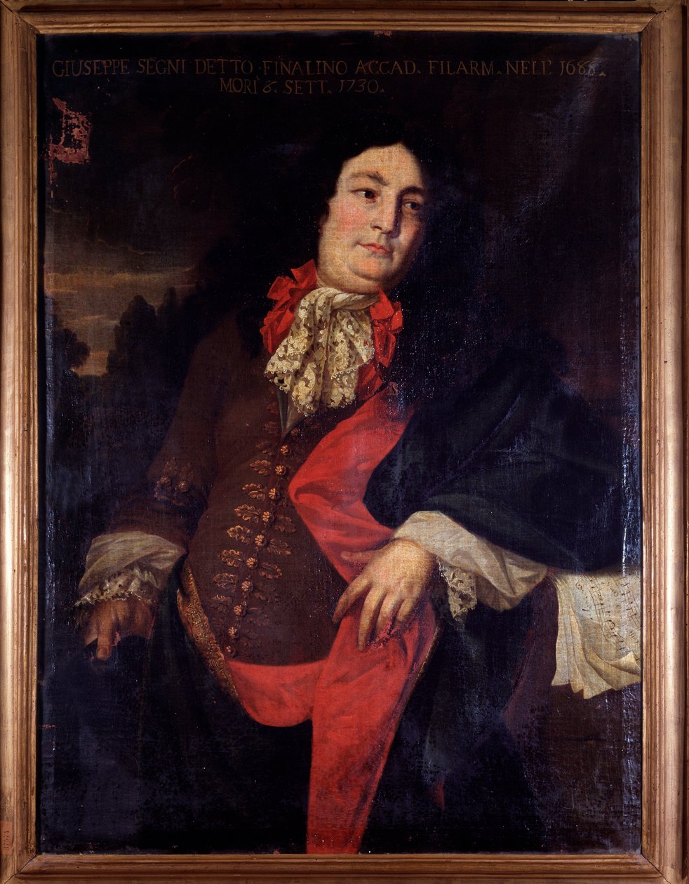 Retrato de Giuseppe Segni chamado il Finalino, castrato italiano (pintura de Unknown artist