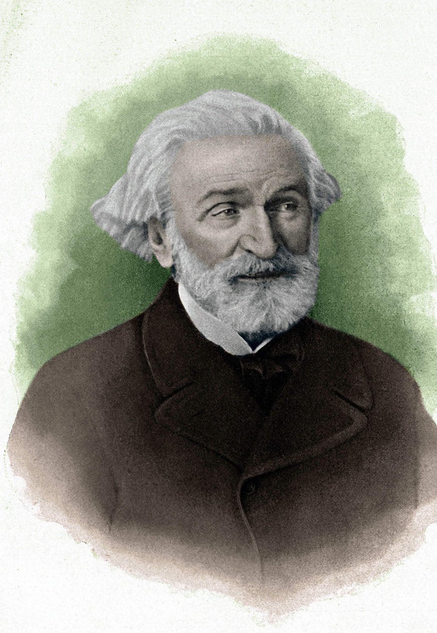 Retrato de Giuseppe Verdi em 1900 de Unknown artist