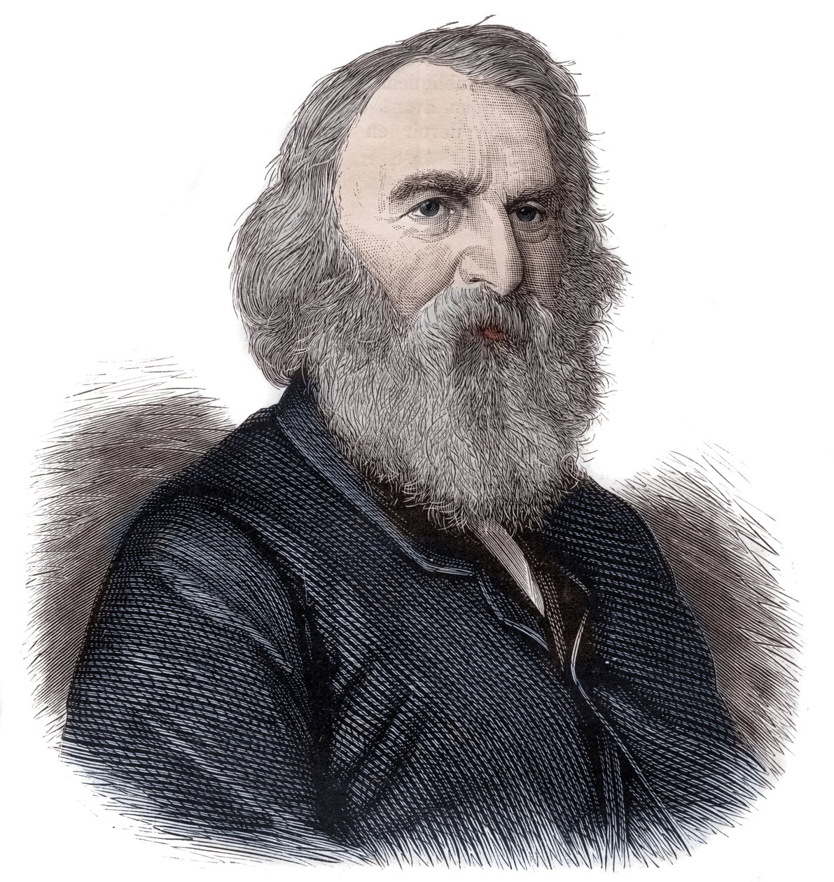 Retrato de Henry Longfellow, poeta e educador americano de Unknown artist