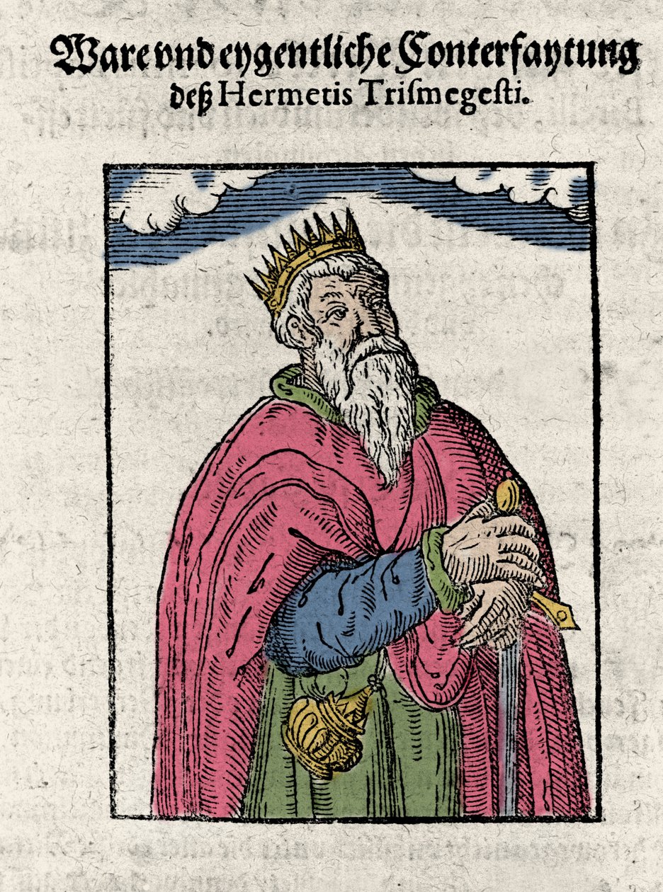 Retrato de Hermes Trimegiste (Trismegisto), astrólogo, de Unknown artist