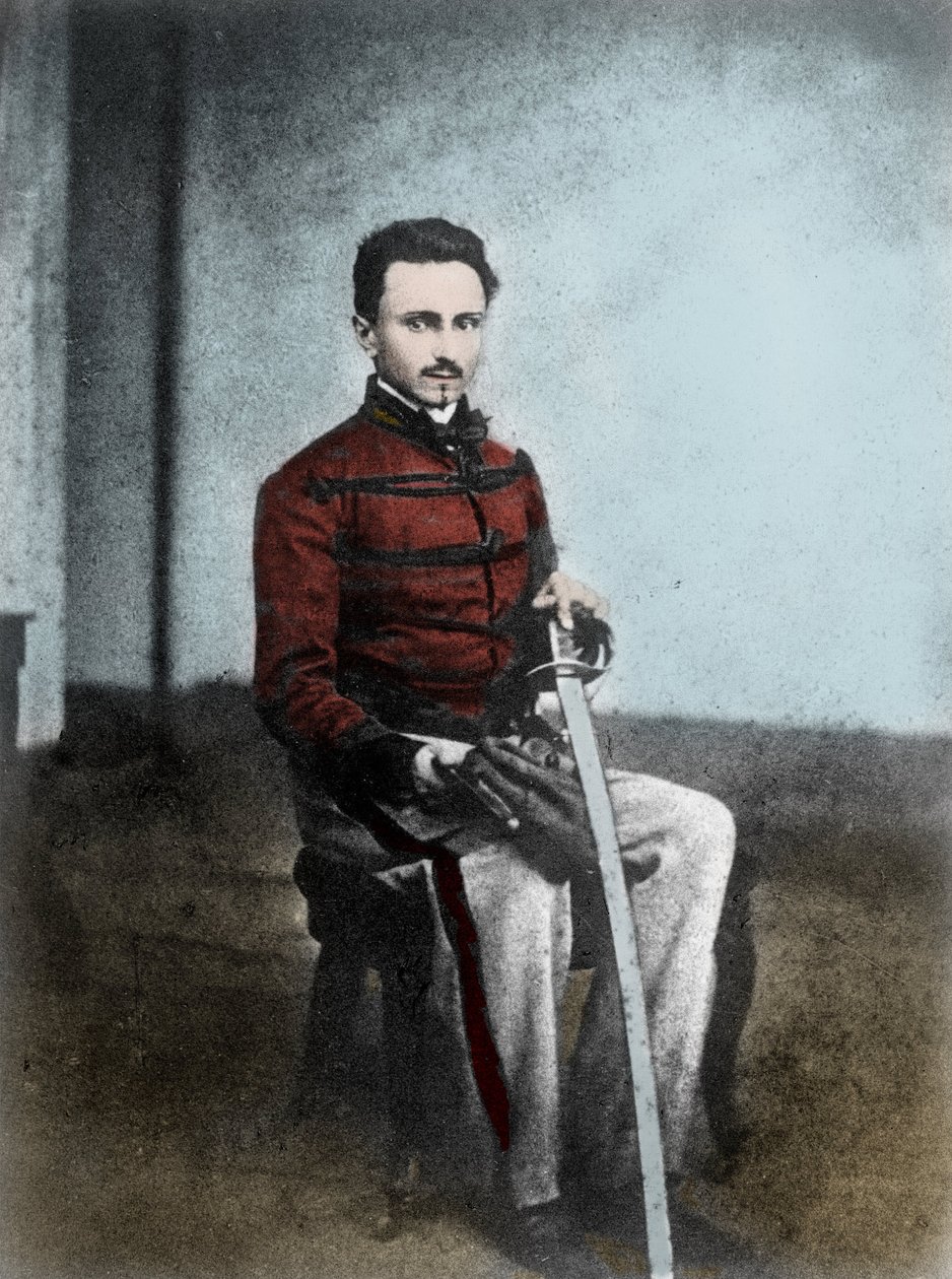 Retrato de Ippolito NIEVO (1831-61) escritor e patriota italiano. de Unknown artist
