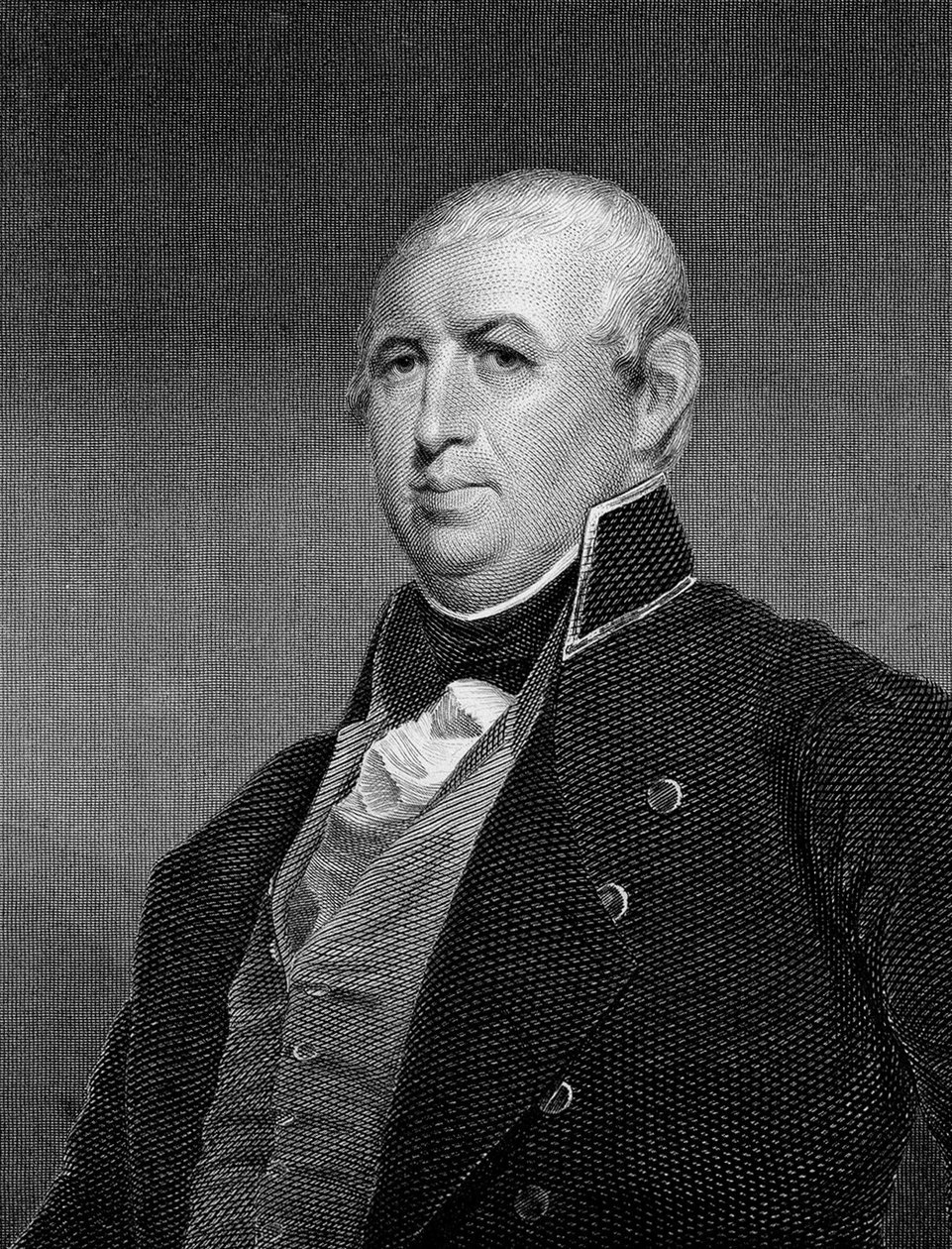 Retrato de Isaac Shelby (1750-1826), soldado americano e pioneiro. de Unknown artist