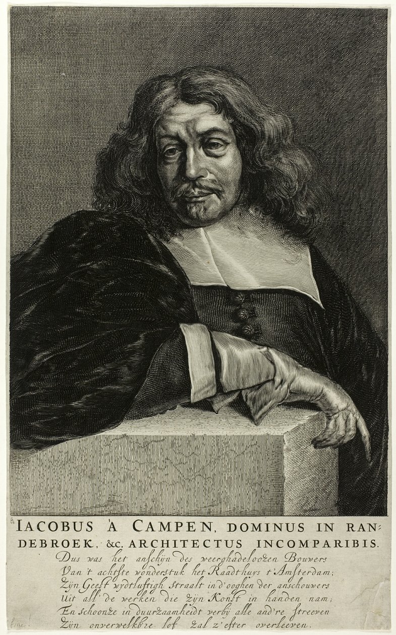 Retrato de Jacob van Campen de Unknown artist