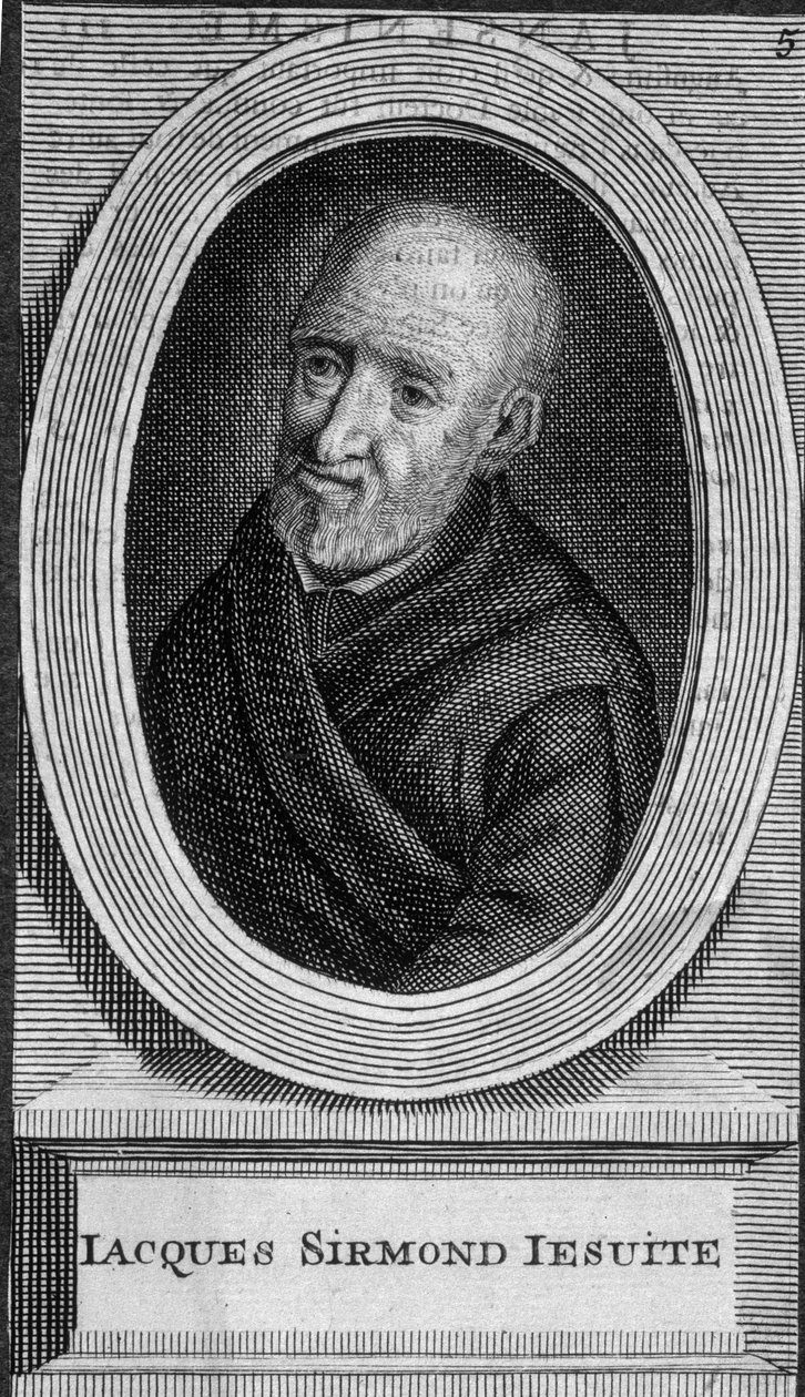 Retrato de Jacques Sirmond, jesuíta - n.d. de Unknown artist