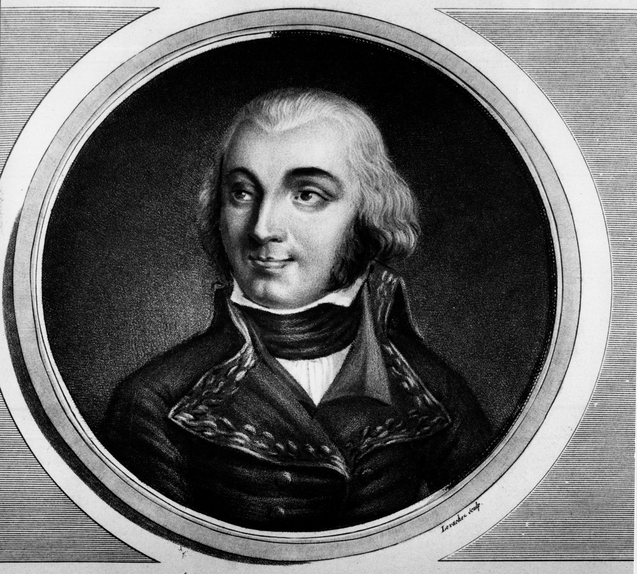 Retrato de Jean Baptiste, Conde Jourdan, marechal de França (1762-1833). Gravura em "Colecção completa de pinturas históricas da revolução francesa, em três volumes". 1804. de Unknown artist