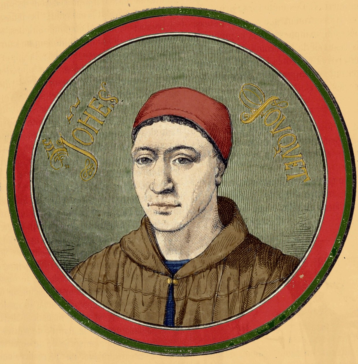Retrato de Jean Fouquet (Pintor Francês do Renascimento, ca. 1420-1477). de Unknown artist