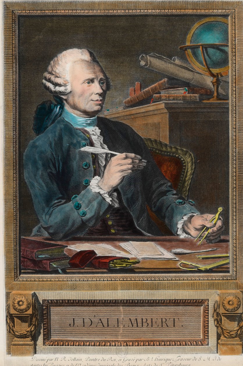 Retrato de Jean Le Rond d