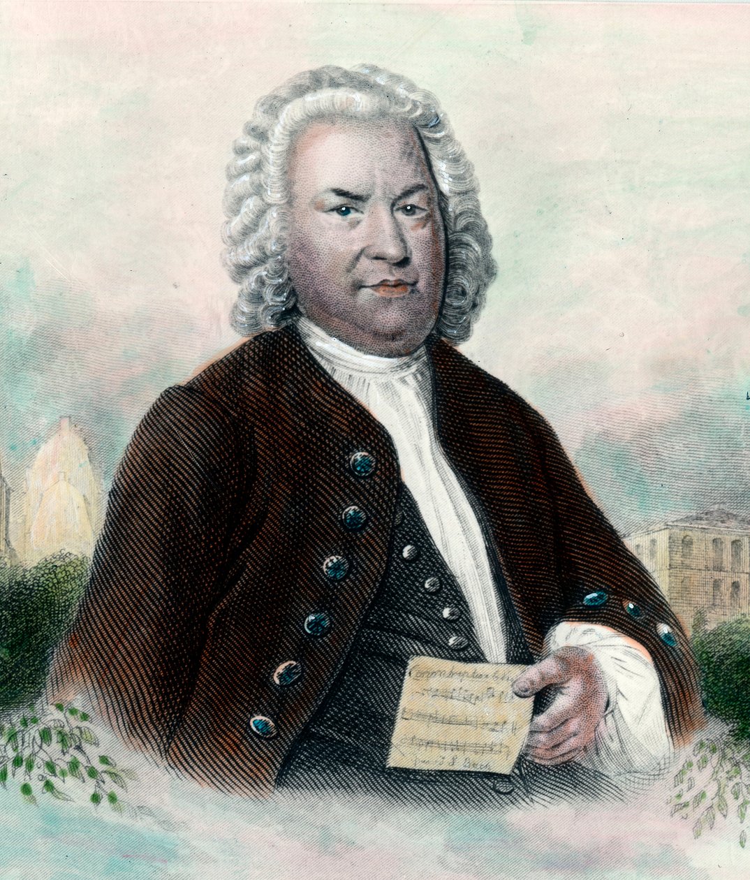 Retrato de Jean Sebastien Bach (Johann Sebastian Bach) de Unknown artist