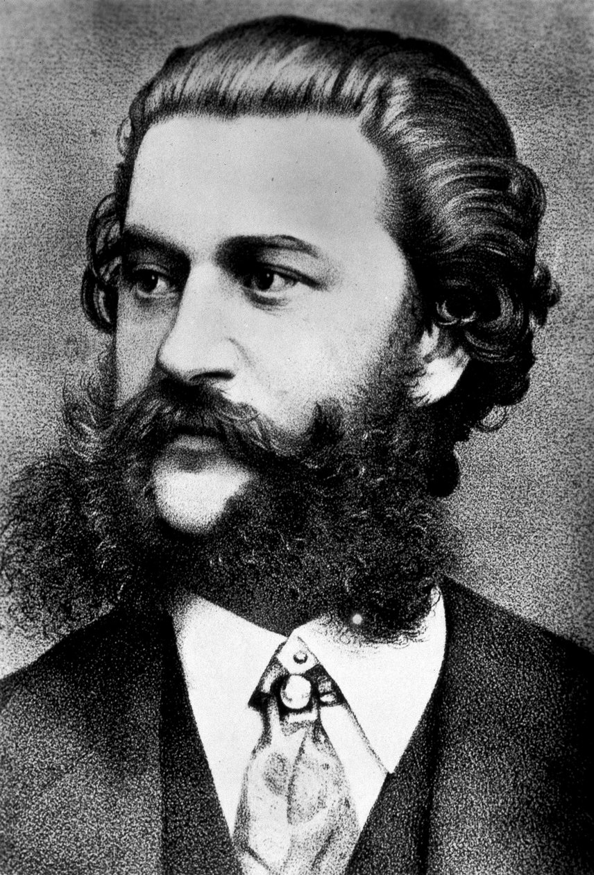 Retrato de Johann Strauss (1825-1899). de Unknown artist