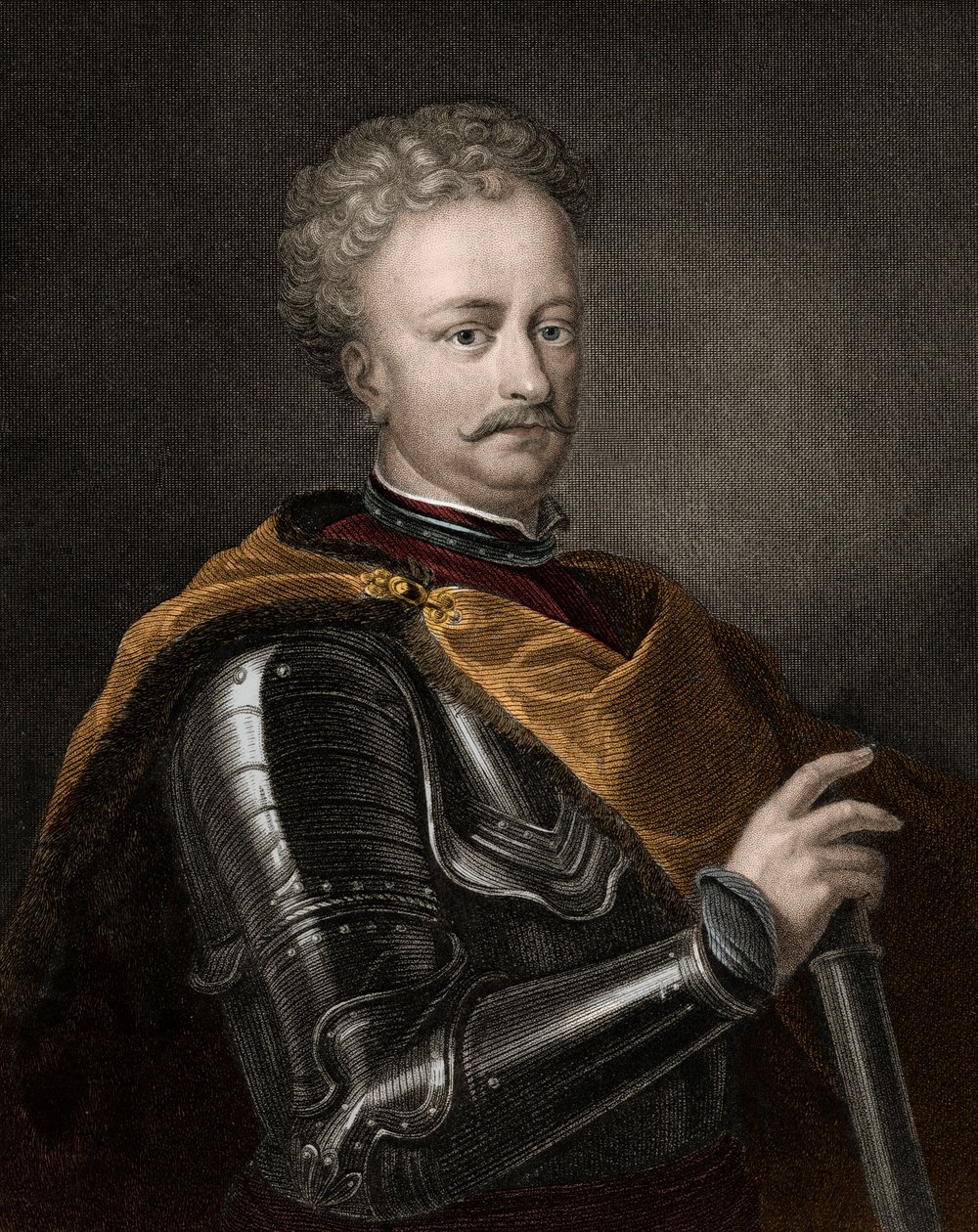 Retrato de João III Sobieski (1629-1696) Rei da Polónia - João Sobieski III de Unknown artist