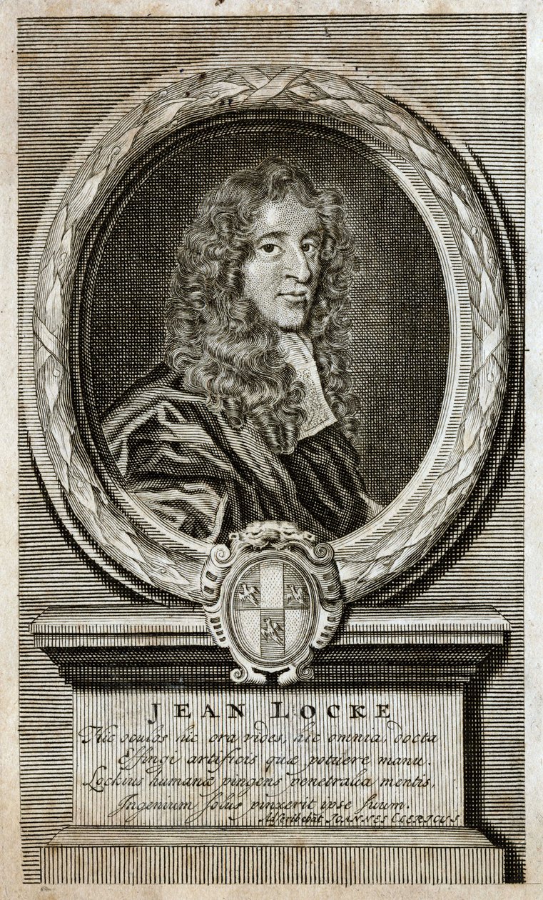 Retrato de John Locke (1632 - 1704), filósofo inglês. de Unknown artist