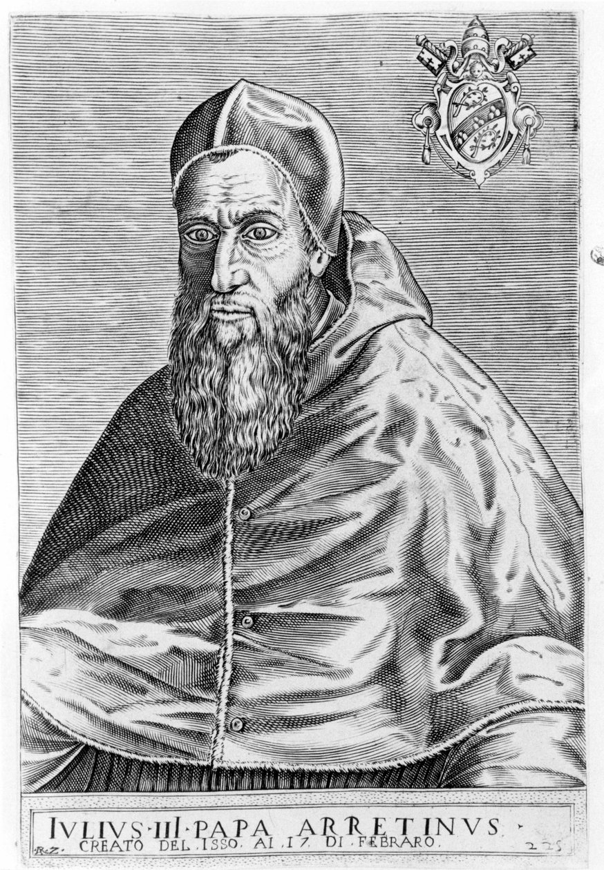 Retrato de Jules III (1487 - 1555). de Unknown artist