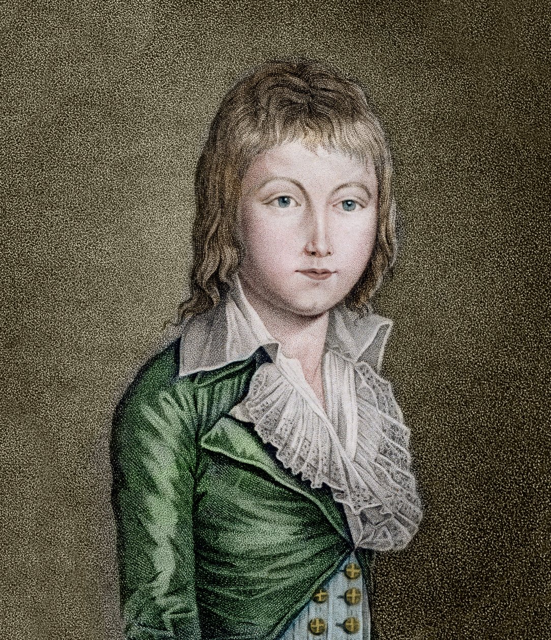 Retrato de LOUIS XVII (1785-1795) o daufino da França Litografia de Unknown artist