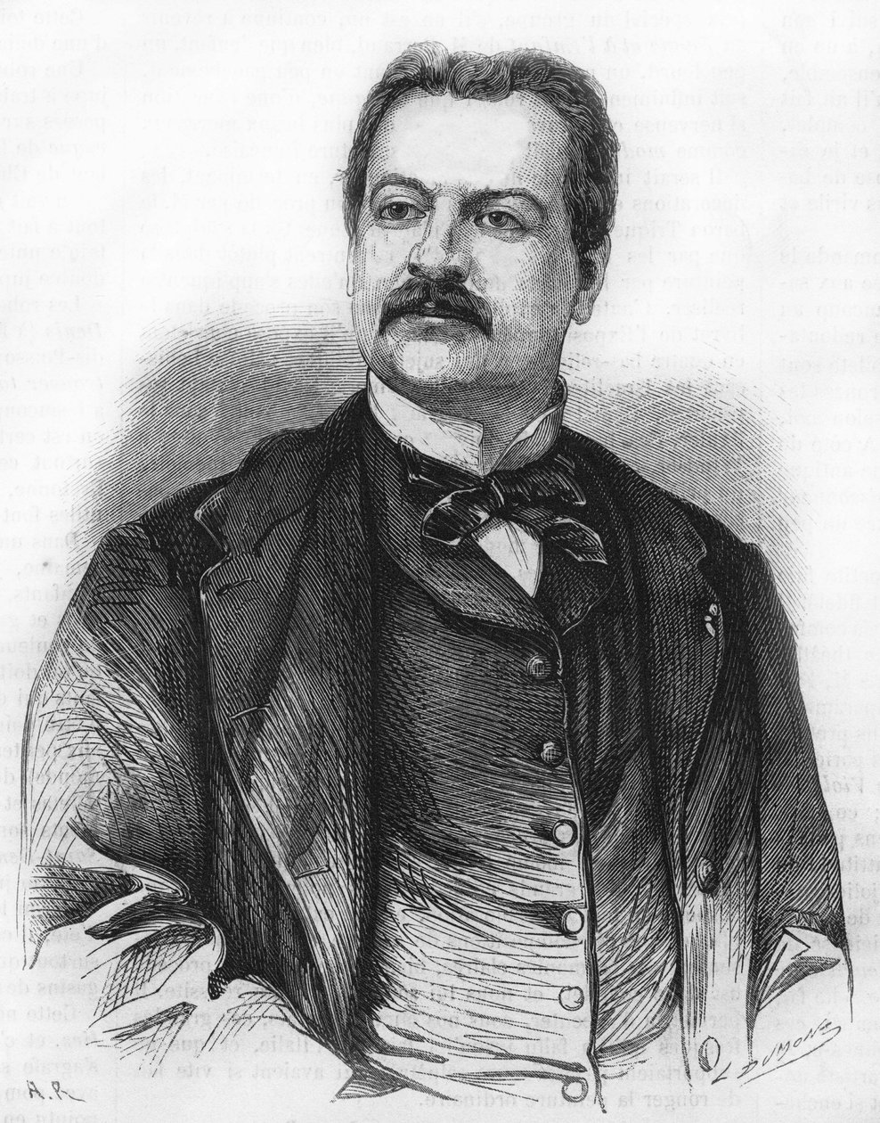 Retrato de Lambert Thiboust. Autor dramático. 1826-1867. de Unknown artist