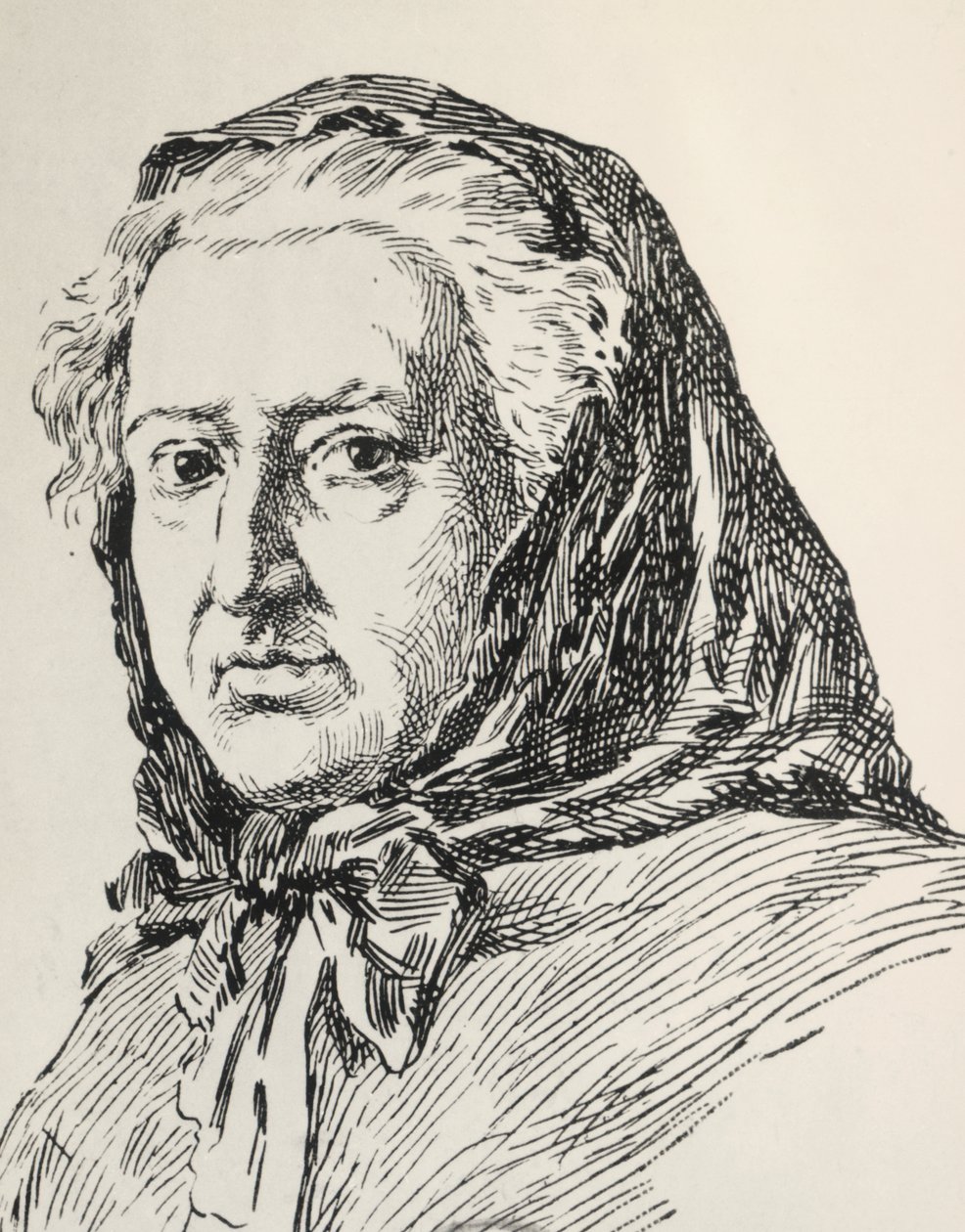Retrato de Louise Ackermann de Unknown artist