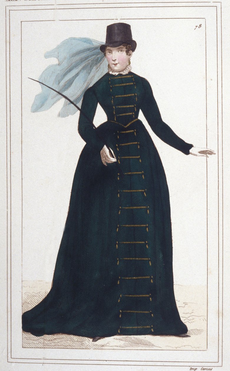 Retrato de Marie-Paulette chamada Pauline Bonaparte (1780-1825), Princesa Borghese. Gravura de 1830 de Unknown artist